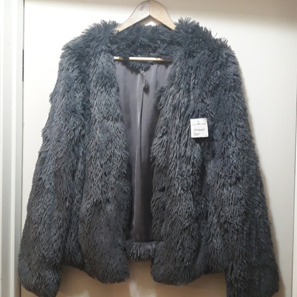 Sanctuary Jackets & Blazers - Sanctuary Stella Faux Fur Coat Jacke